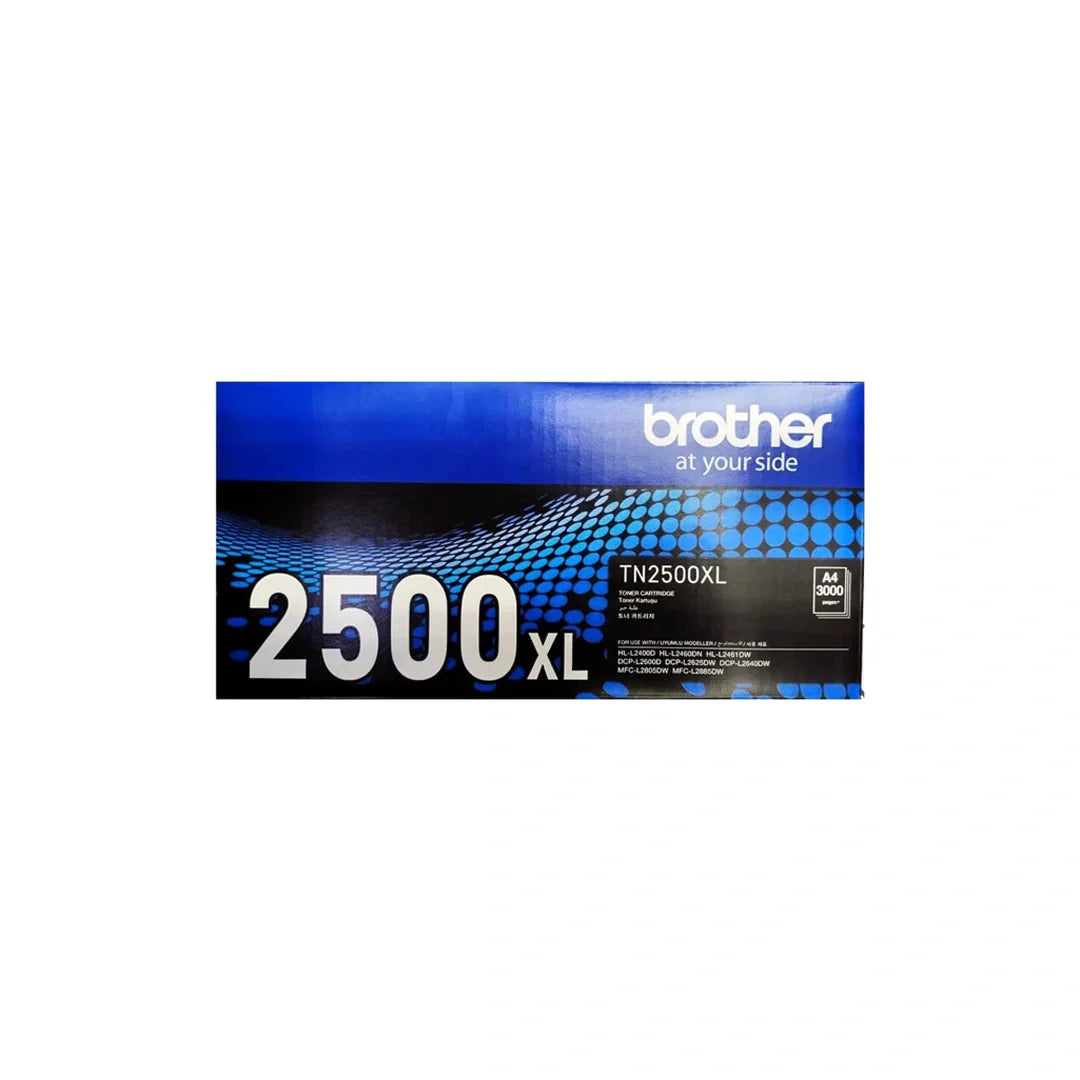 Brother TN2500XL Black High Yield Toner Cartridge in Qatar Brother TN2500XL Black High Yield Toner Cartridge in Qatar
